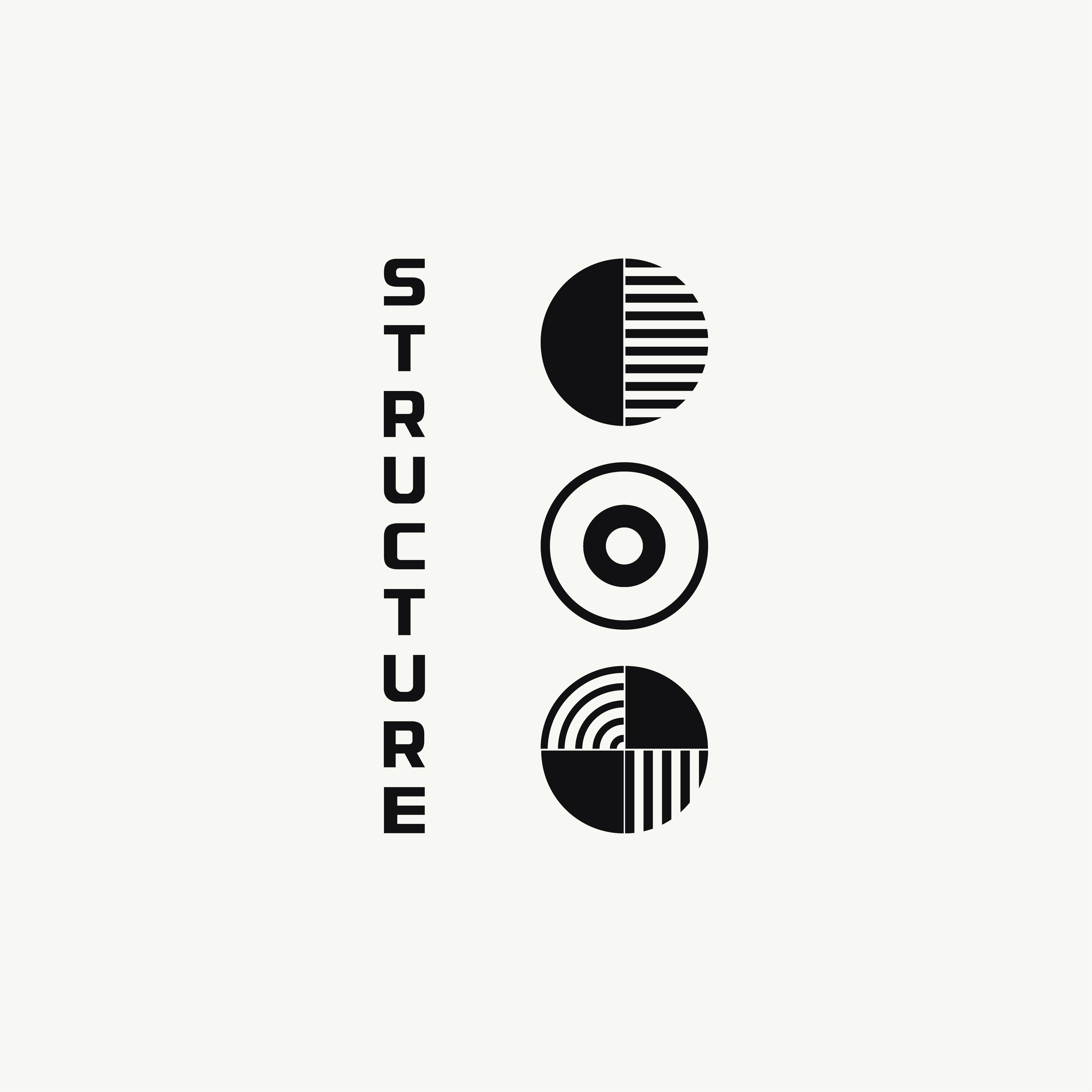 minimal streetwear t-shirt black FALLR design STRUCTURE  print