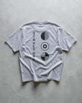 Unisex minimal streetwear cotton t-shirt athletic grey FALLR STRUCTURE graphic print